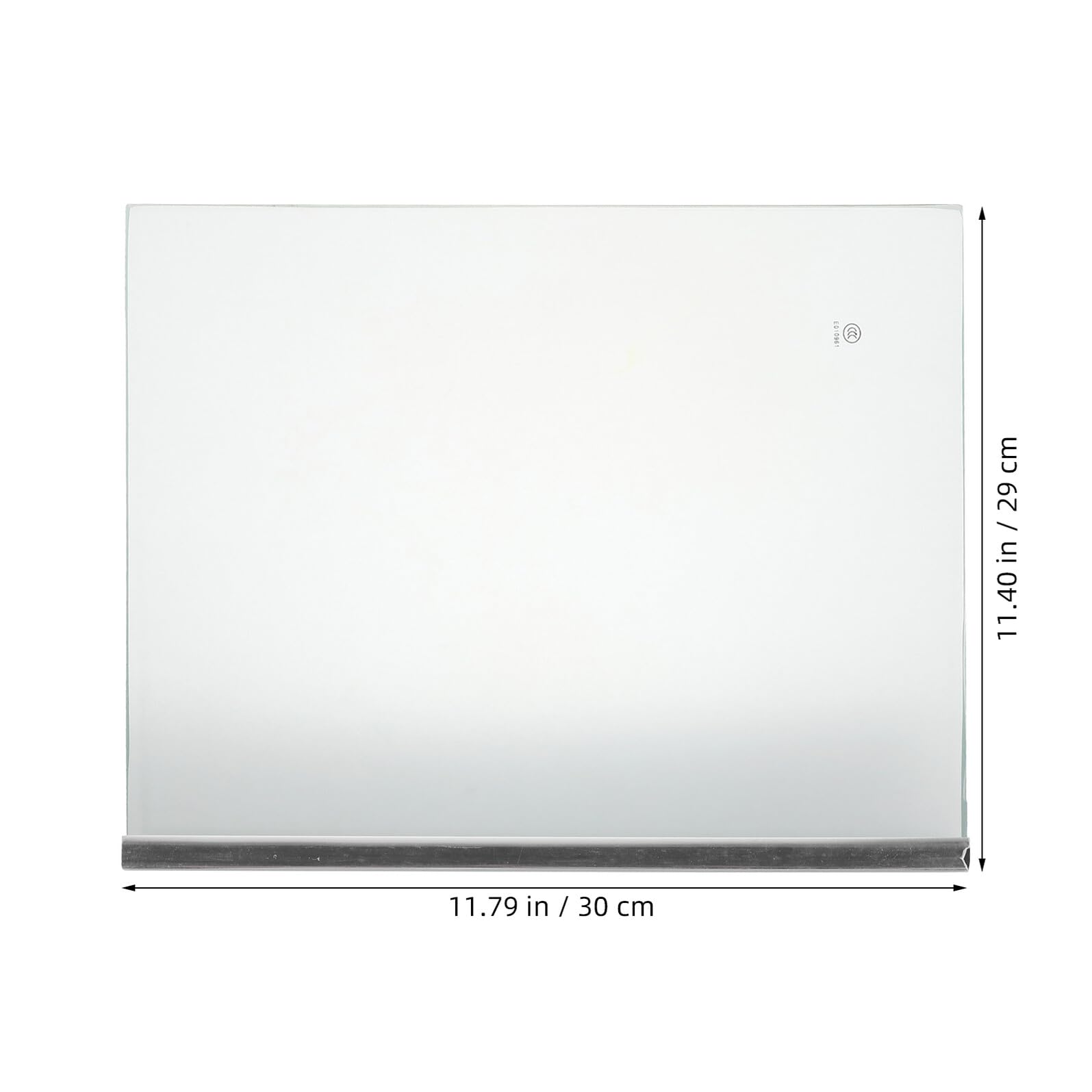 NUOBESTY Ripiano in Vetro Temperato Trasparente per Frigorifero 300X290 MM Divisorio Integrato Ripiano Sostitutivo per Congelatore Organizzazione Alimenti per Cucina Domestica e