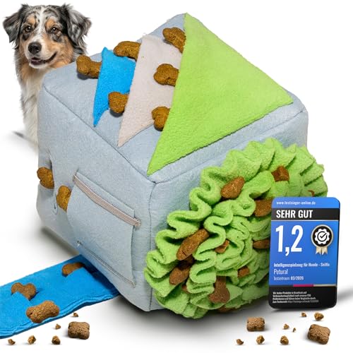 Petural® Sniffix - Der 8-in-1 Schnüffelwürfel | Intelligenzspielzeug für Hunde | interaktives...