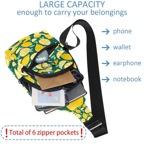 Mochila cruzada impermeable con compartimentos amplios para el día a día 6