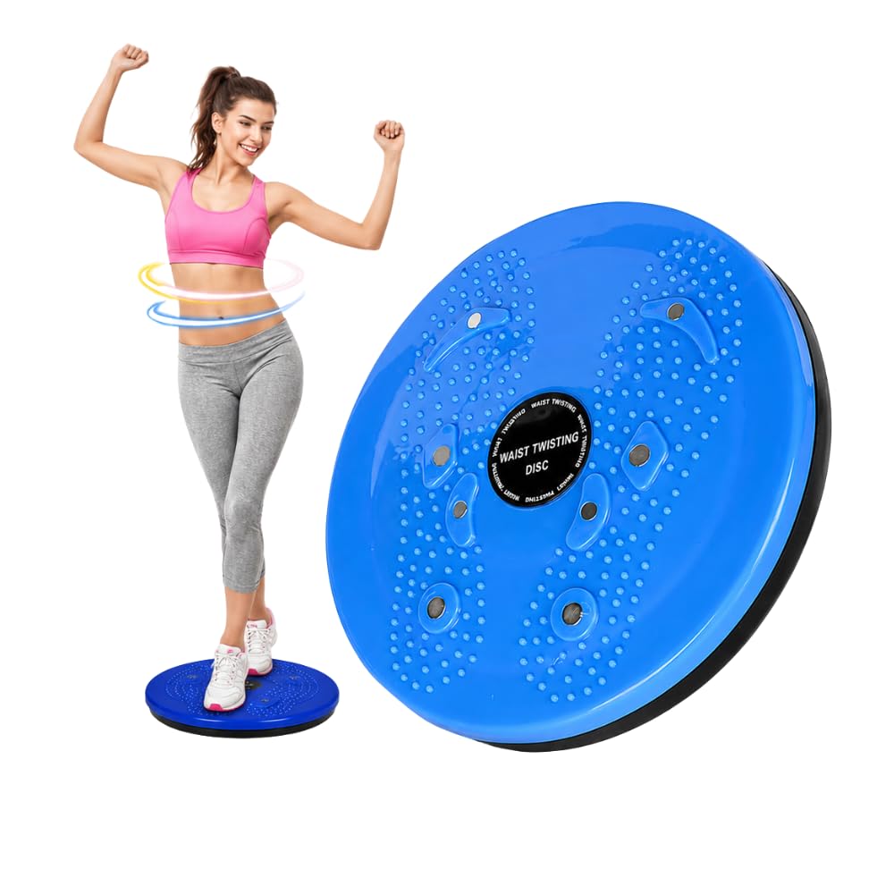 Drumstone Portable Waist Twister Exercise Board for Men & Women, Fitness Twist Disc with Acupressure Surface, Core Workout Balance Board -(𝐒𝐩𝐞𝐜𝐢𝐚𝐥 𝟏𝟓 𝐘𝐞𝐚𝐫𝐬 𝐖𝐚𝐫𝐫𝐚𝐧𝐭𝐲)-picture-34
