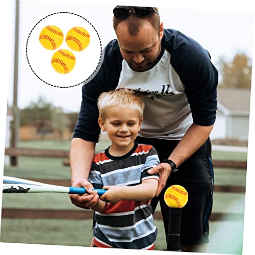 Generic 3 Pçs Pu Esponja Bastão De Treinamento Para Crianças Brinquedos Ao Ar Livre Beisebol Para Cr