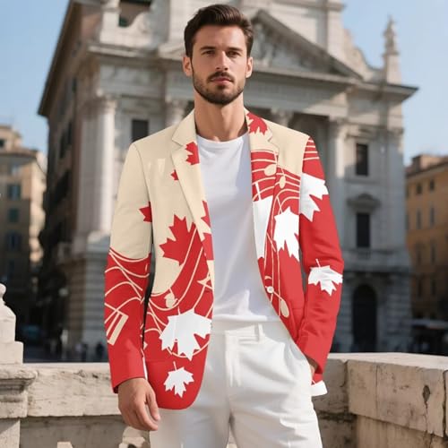 Mens Blazer Casual Linen Sport Coat Jacket for Men, 1 Buttons Long-Sleeved Blazer for Business, Wedding2