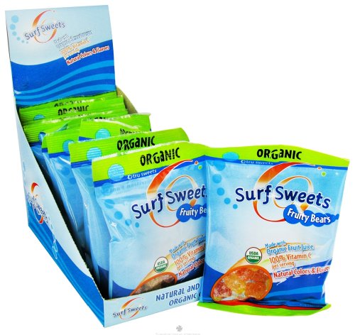 Surf Sweets Organic Fruity Bears, 2.75 oz, 12 Count