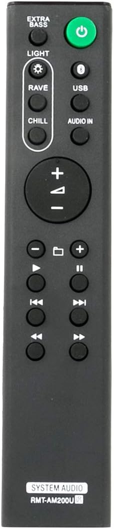 RMT-AM200U Remote Control Compatible with Sony Home Audio AV System GTK-XB7 GTKXB7