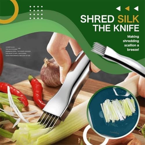 Cortador de Acero Inoxidable para Verduras, 2 piezas miniatura 4
