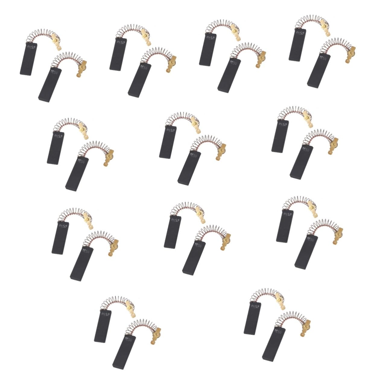 Alipis Stk Waschmaschinenmotor Kohlebürste Waschmaschinenbürste Kohlebürste für Waschmaschine Kohlebürsten 6x9x13,5mm Motorkohlebürsten-Schneidemaschine elektrische Bürste Waschbürste