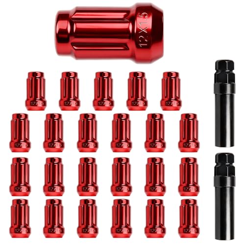Image of SCITOO M12x1.5 Lug Nuts 1.37 inch(34.8mm) Length for Toyota Wheel Lug Bolts | Fit for Camry,for Corolla,for RAV4 - 3 /4 inch(19mm) Hex,24PCS Conical Seat