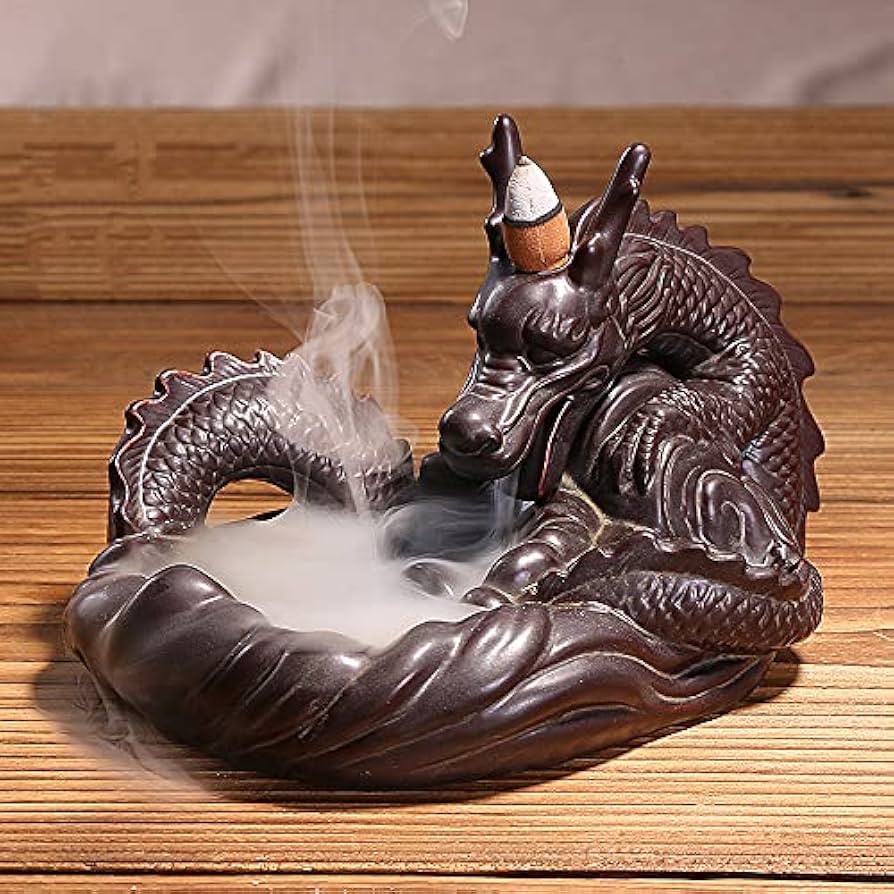 倒流香 香炉 香炉逆流香 お香 煙が下に流れ ホルダー 流川香