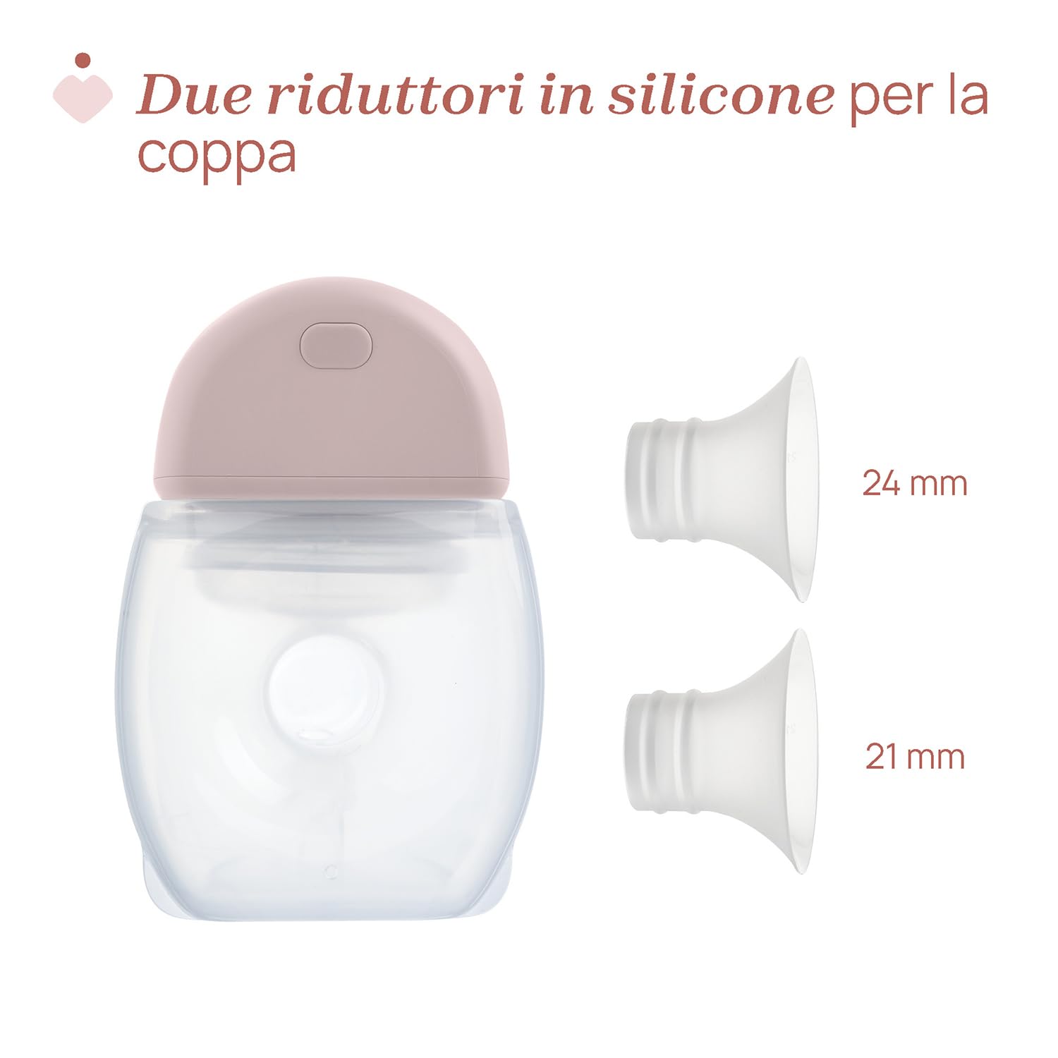 Chicco Tiralatte Elettrico Indossabile Portatile Doppio, Tiralatte senza mani, Compatto e Discreto, Pratico e Confortevole, 3 modalità e 10 livelli, Tiralatte Chicco, Ricaricabile USB-C incluso