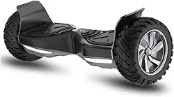 Hoverboard Skate Elétrico 8.5' Original Led Bluetooth Preto Offroad Brinovar
