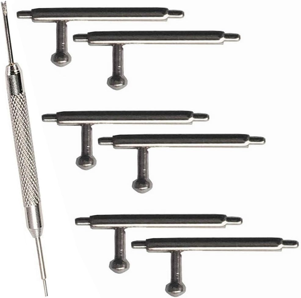 for Fitbit Inspire 2/Inspire 3 Pins/Inspire HR Pins Quick Release Spring Bars 6PCS - 10mm Stainless Steel Watch Band Pins Diameter 1.5mm + Spring Bar Tool for Fitbit Inspire/Ace 3