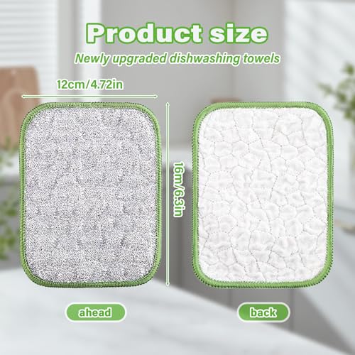 Image of Multipurpose Wire Dishwashing Rags for Wet and Dry, Double-Sided Non Scratch Stainless Steel Dishcloth, Reusable Heavy Duty Cleaning Cloth for Dishes Pots Pans Sink Kitchen Cookware