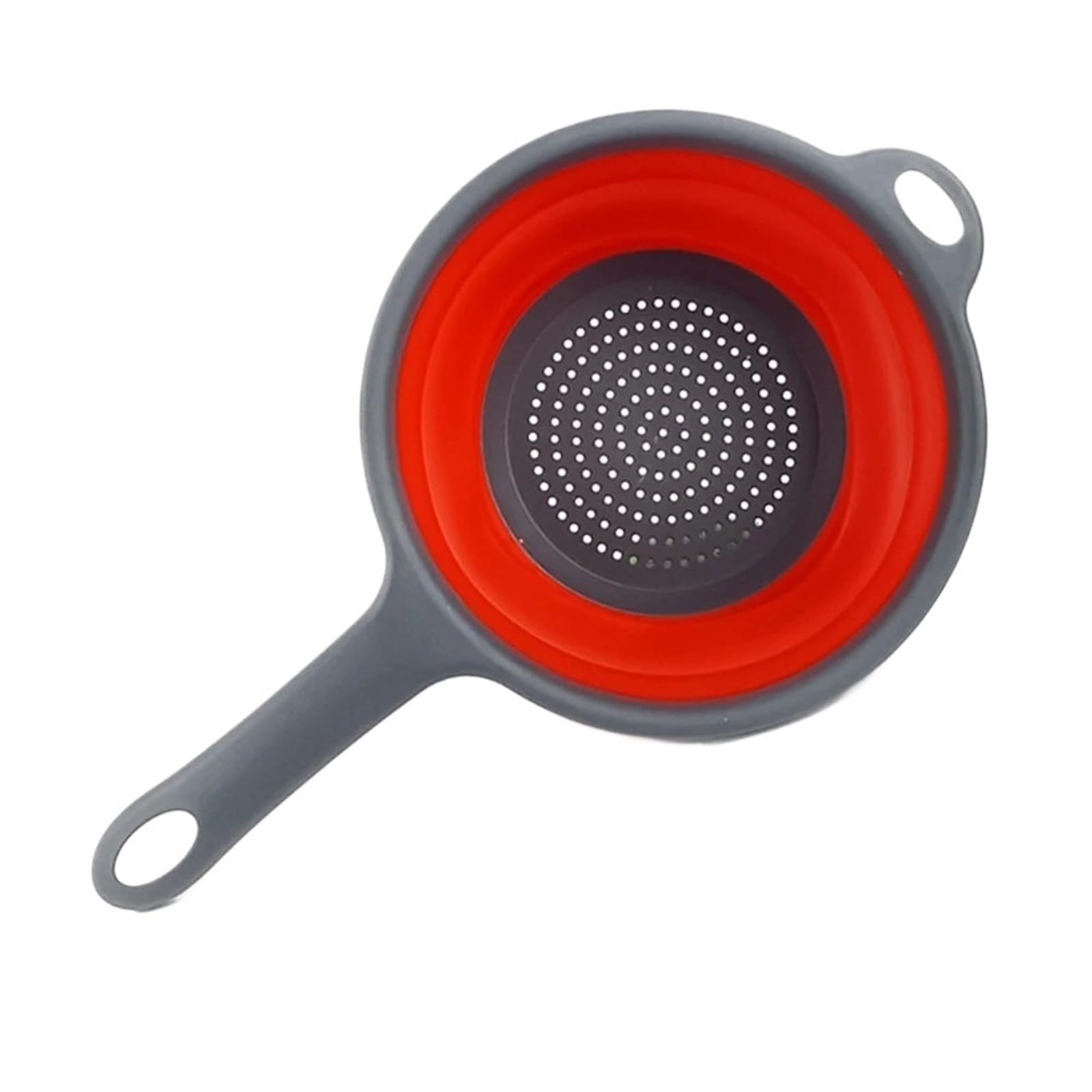 WZPTLKIBAD Silicone Collapsible Colander Kitchen Strainer with Handle