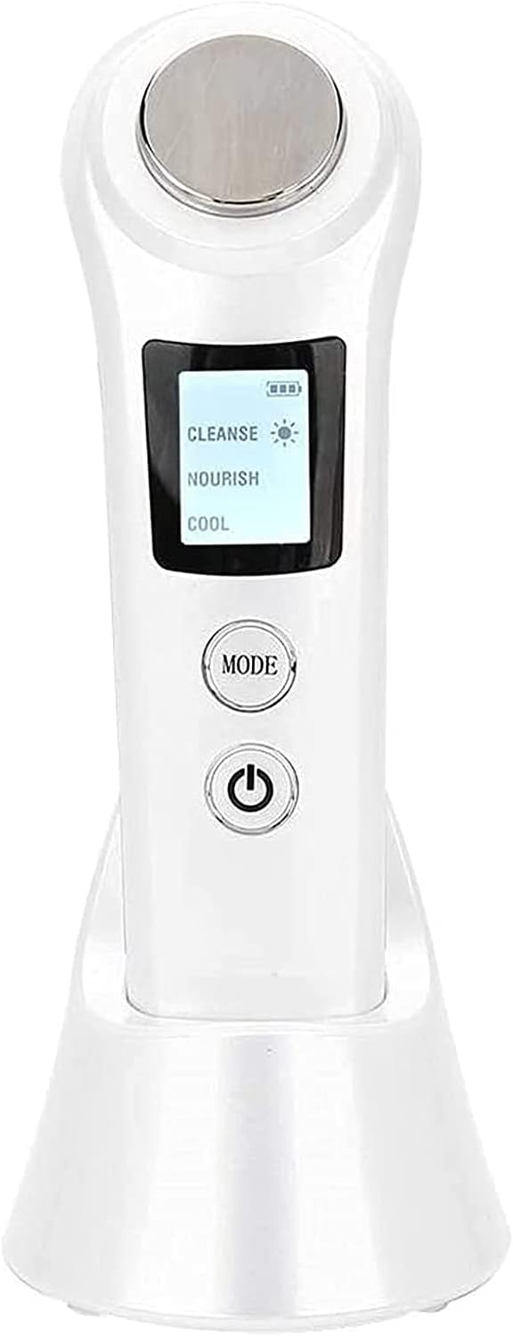 Hot and Cold Facial Massager, Portable Handheld Beauty Machine Beauty Rejuvenation Device Facial Clean Detoxification Massager Tightening Lifting for Skin Care Anti-Aging Anti-Wrinkle : Beauty & Personal Care