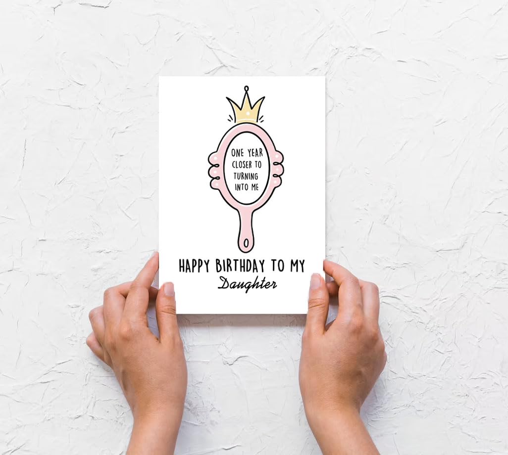 Carte Anniversaire Humoriste Carte D'anniversaire Grossière Pour Fille De  La Part De Maman Carte Anniversaire Amusante, image size:1026x920