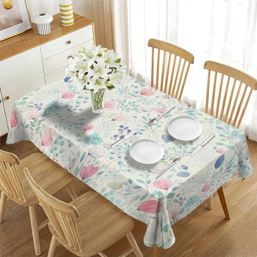 Nappe rectangulaire imperméable microfibre épaisse anti tache 140x180 cm lot de 2 - 3