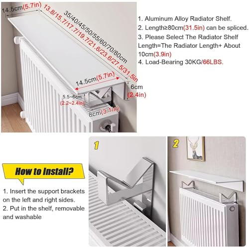 Cache-radiateur élégant en fonte au design décoratif blanc