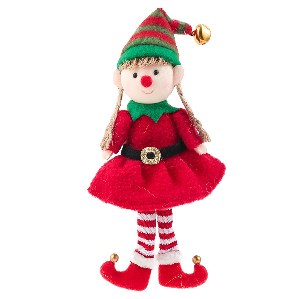 Jazuaiao Christmas Decorations Cute Doll Ornament Angel Girl Doll Pendant Tree Hanging Ornaments Decor Tree Decoration
