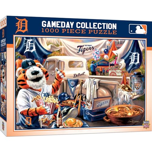 MasterPieces 1000 Piece Jigsaw Puzzle for Adults - MLB Detroit Tigers Gameday - 19.25