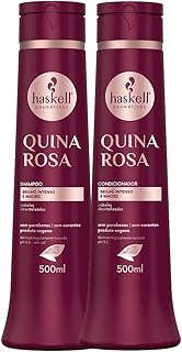 Kit Haskell Quina Rosa Brilho e Maciez (2 Produtos)