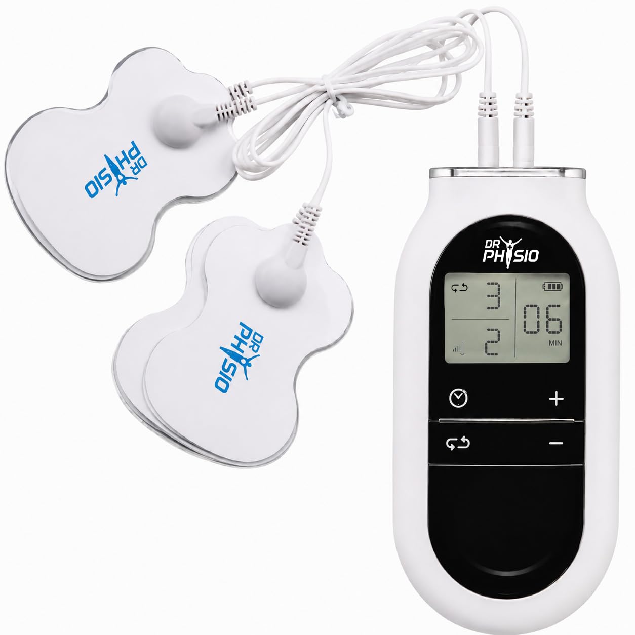 Dr Physio Electrical Nerve Stimulation Pulse Massager Digital Massage Machine for Body Blood Circulation (White)-image-45