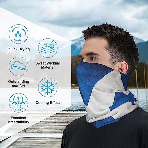 Image of 4Pcs Magic Headwear Neck Gaiter Tube Scarf Headbands Bandana Balaclava for Outdoor Running Cycling Skating Work Out