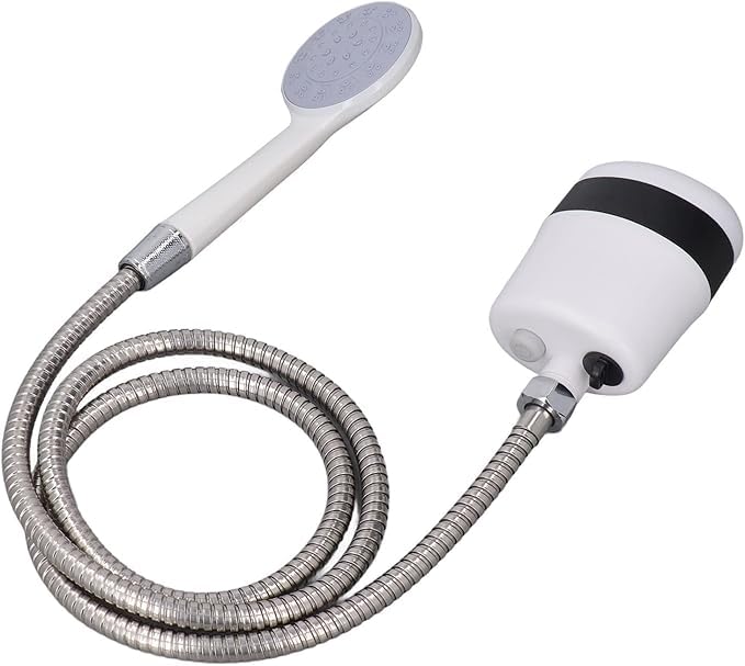 Portable Camping Shower Electric Outdoor Camp Pump, Travel Shower for Backpacking Fishing Car Washing Home Use