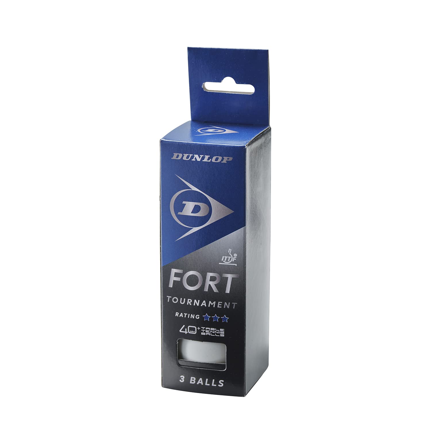Dunlop Fort Tournament 3 Table Tennis Balls White - Professional Tournament Balls — image 1