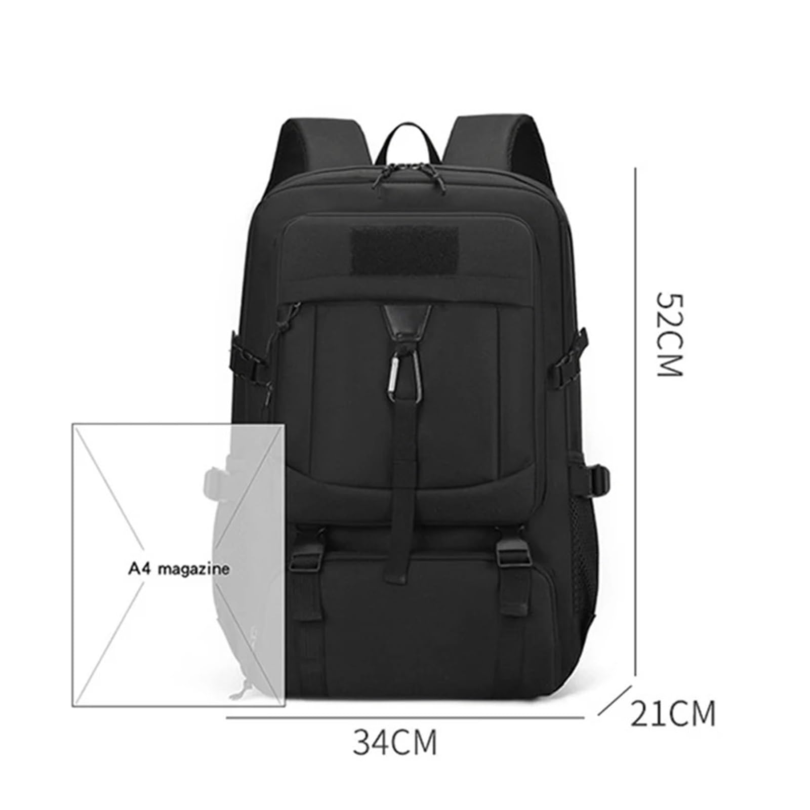 Mochila grande for montañismo, senderismo y acampada(Khaki)