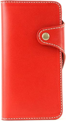 [Native Creation] iPhone�p 5~16�P�[�X �S�@�� 9�F �X�}�z�P�[�X �蒠�^ �{�v �Ȗ؃��U�[ ���{�� (RED, ipone�p_14Plus)