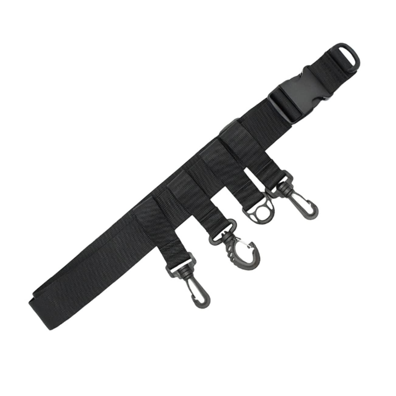 NULYLU Fishing Belt Hook Straps Wading Belt for Fishing Adjustable Waist Holder Durable Buckle Comfortable Pad for Outdoor