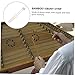 Abaodam 6 Pcs Yangqin Bamboo Ebony Strip Yangqin Head LED Headlights for Outdoor Car Yangqin Jean Bamboo Trumpet Parts Musical Instrument Elastic Ebony Bar Stringed Instrument Dulcimer