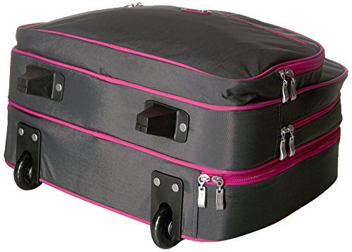 Baggallini Carryon Rolling Travel Tote, Charcoal, One Size #TOP4