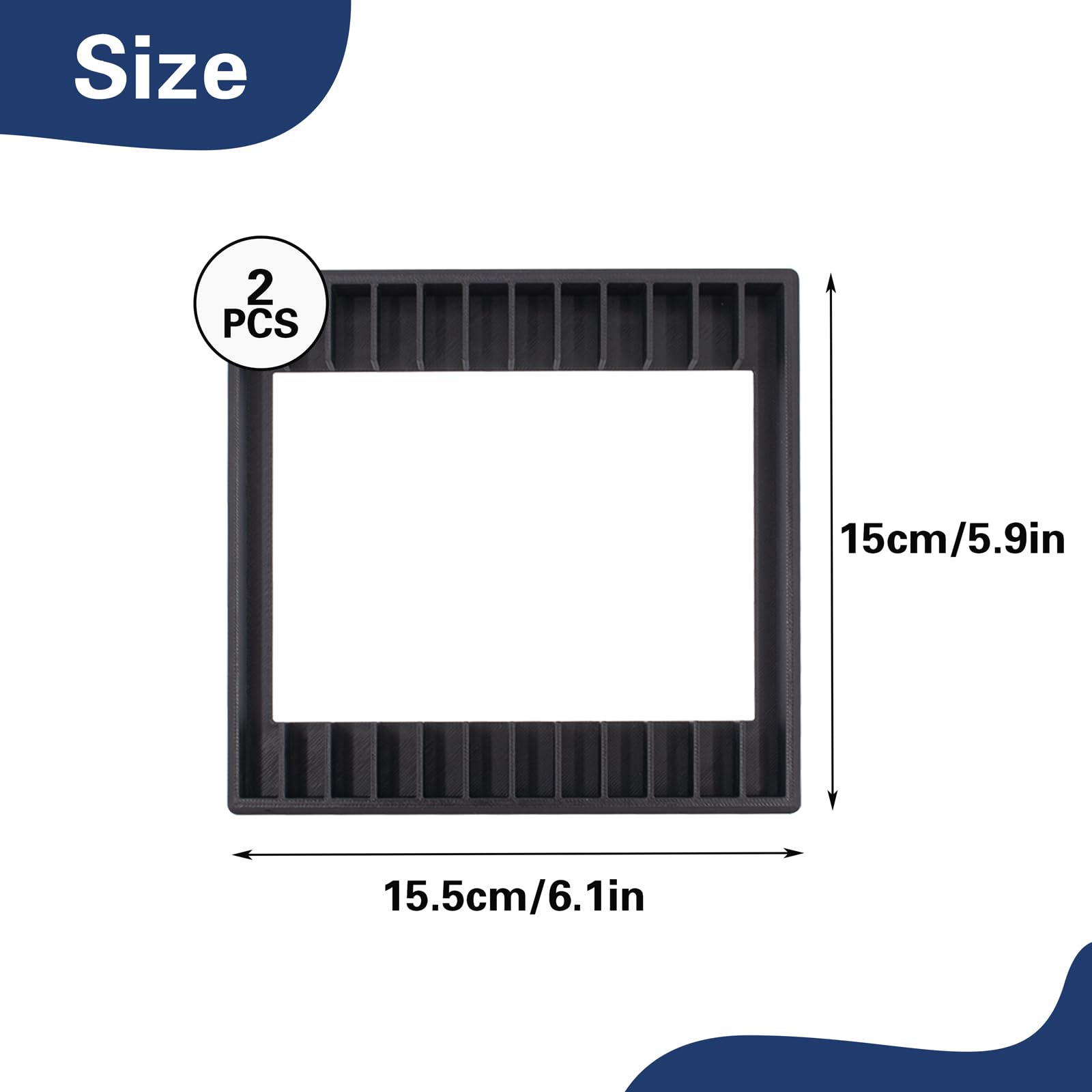 Lot de 2 Rangements à CD pour 24 CDs, Petit Organisateur en Plastique pour CD, Support Média pour Étagères du Salon, Bureau, Chambre, Noir