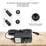 126V-05A-1A-DC-Massage-Gun-Power-Adapter-Compatible-with-Cholas-KZD02-Tyiaus-Jam-Gym-Helices-Headnote-Fantasy-ORIbox-Olski-Fylina-Valano-J01-SylphimNeprockAquapro-Charger-Power-Cord