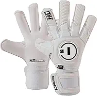 Luva De Goleiro Profissional N1 Horus Cor:White, Tamanho:10