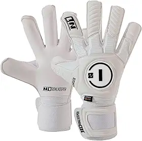 Luva De Goleiro Profissional N1 Horus Cor:White, Tamanho:10