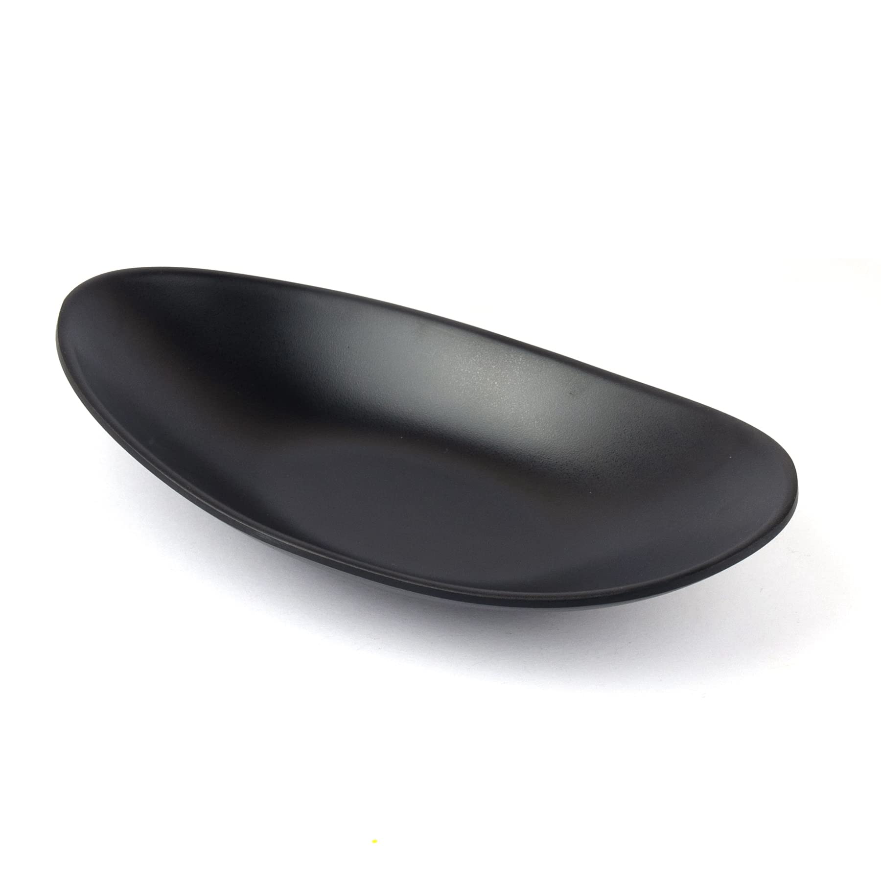 Framendino, A5 Melamine Jewelry Dish Trinket Tray Black Accessory Organizer Bowl