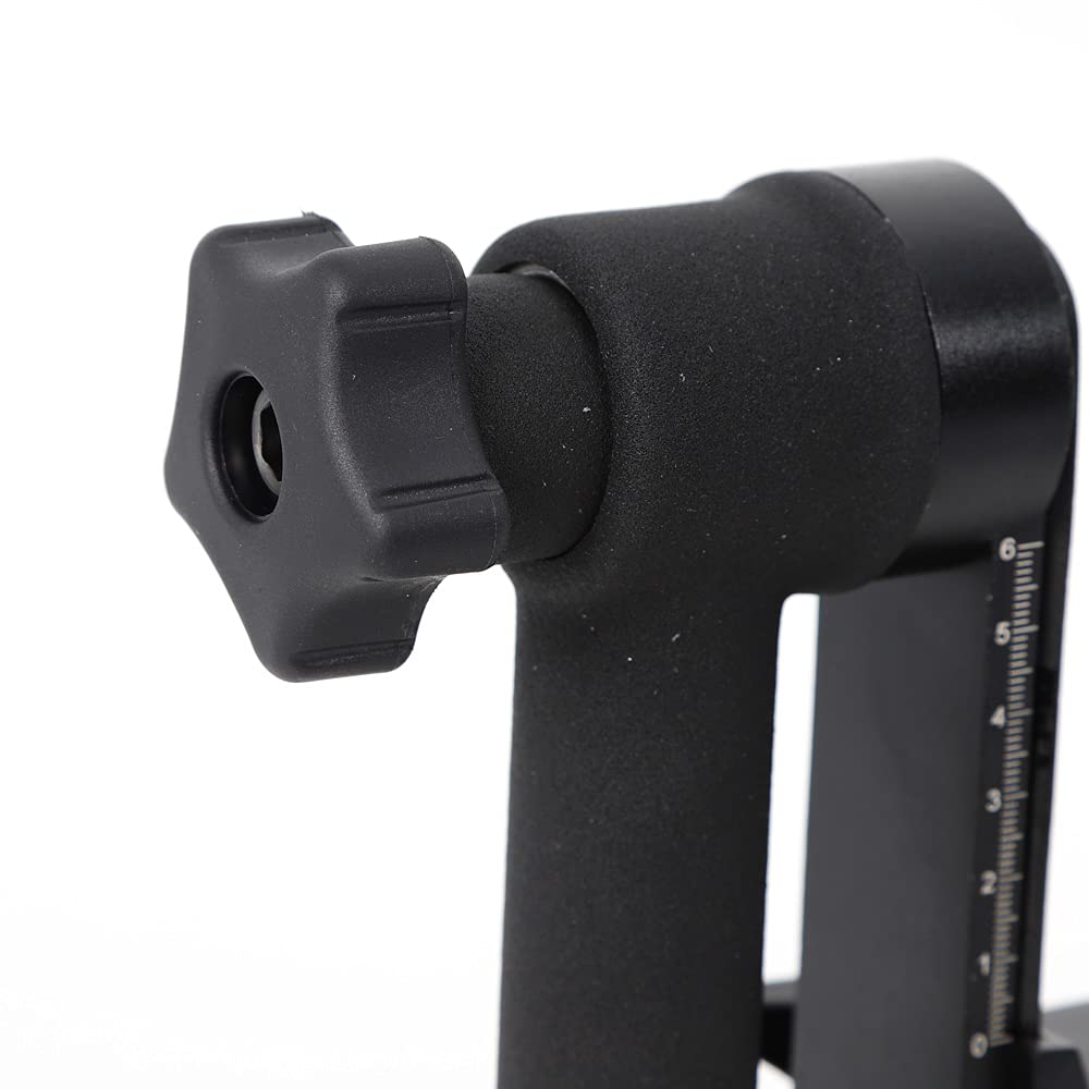 Tripod Head 360° Tripod Panoramic Gimbal Pan Head Ball Mount 22 x 8 x 21 cm, soporte de estructura suave panorámico tripod Head para cámara de telefoto, color negro, DENGFEN