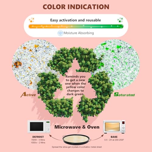 LinsKind Silica Gel Flower Drying Crystals, 2LBS Flower Drying Silica Gel Crystals, Rechargeable Flower Preservation kit, 8 in1 Moisture Absorbers Silica Crystals Beads for DIY Wedding Bouquet Flower - Image 4