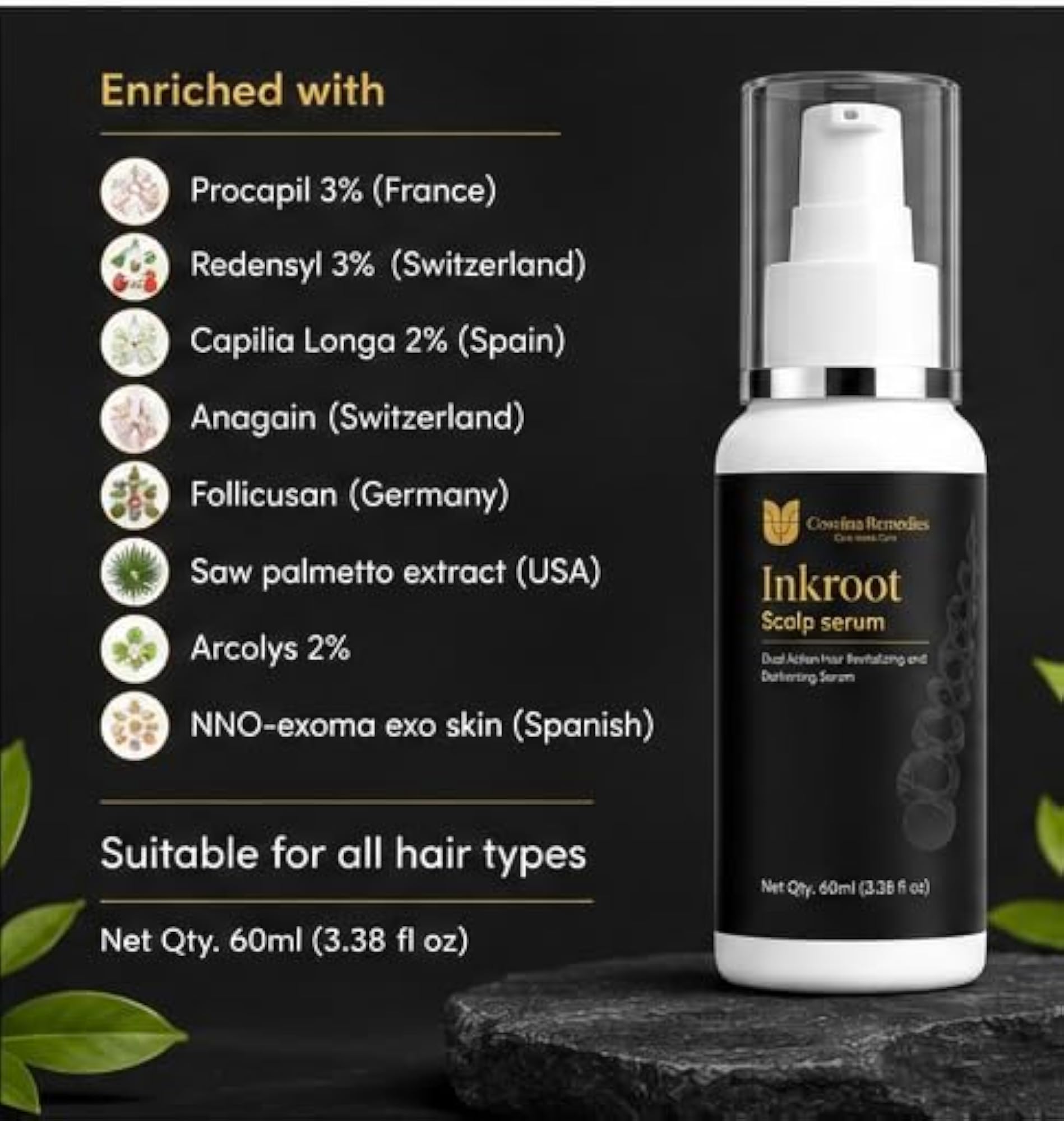 Inkroot Scalp Serum with Procapil and Rendesyl