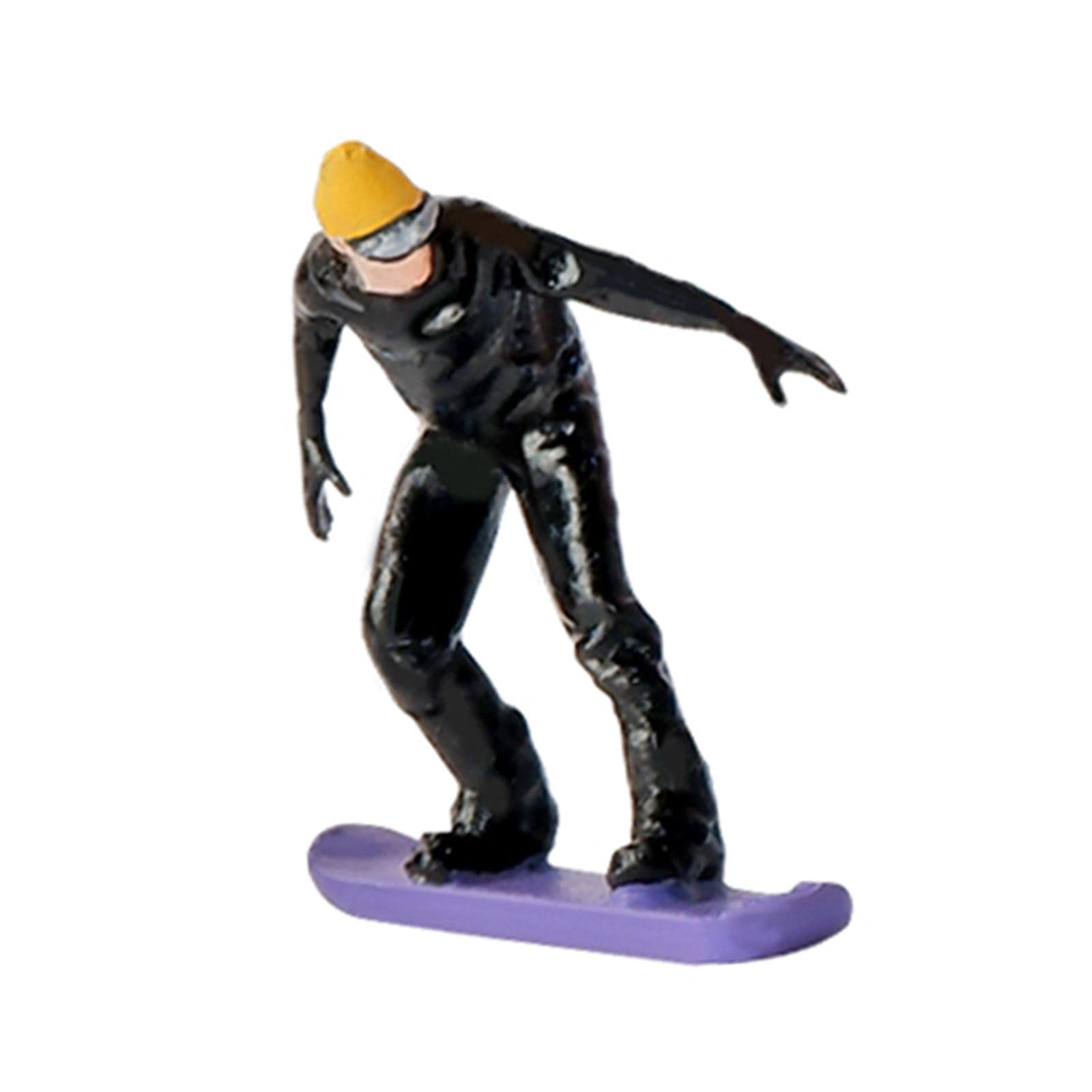 Amazon | Generic 1/64 スケール ミニチュア モデル スキー フィギュア