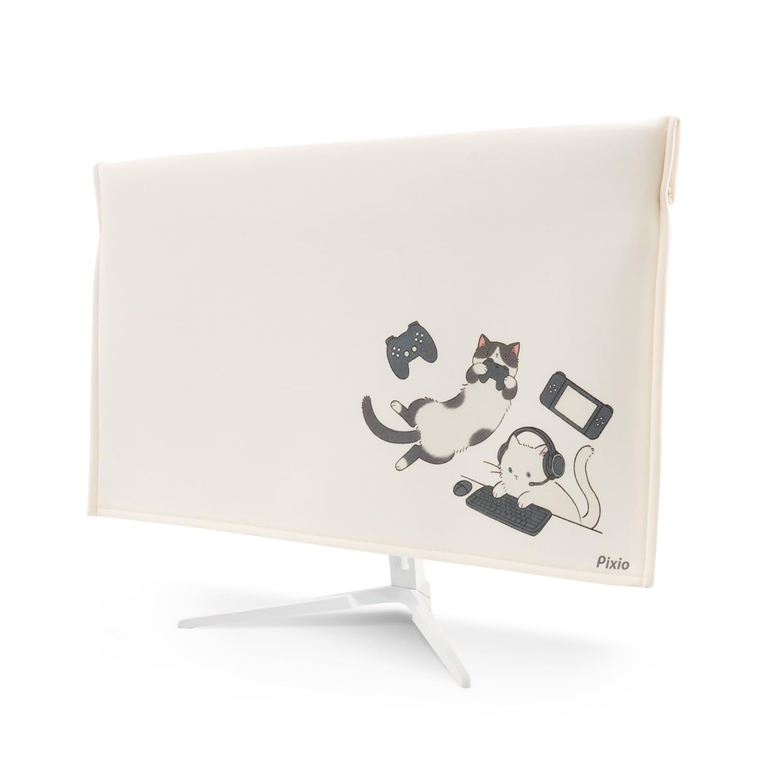 Amazon.co.jp: Pixio ピクシオ モニターカバー ゲーム猫 PC