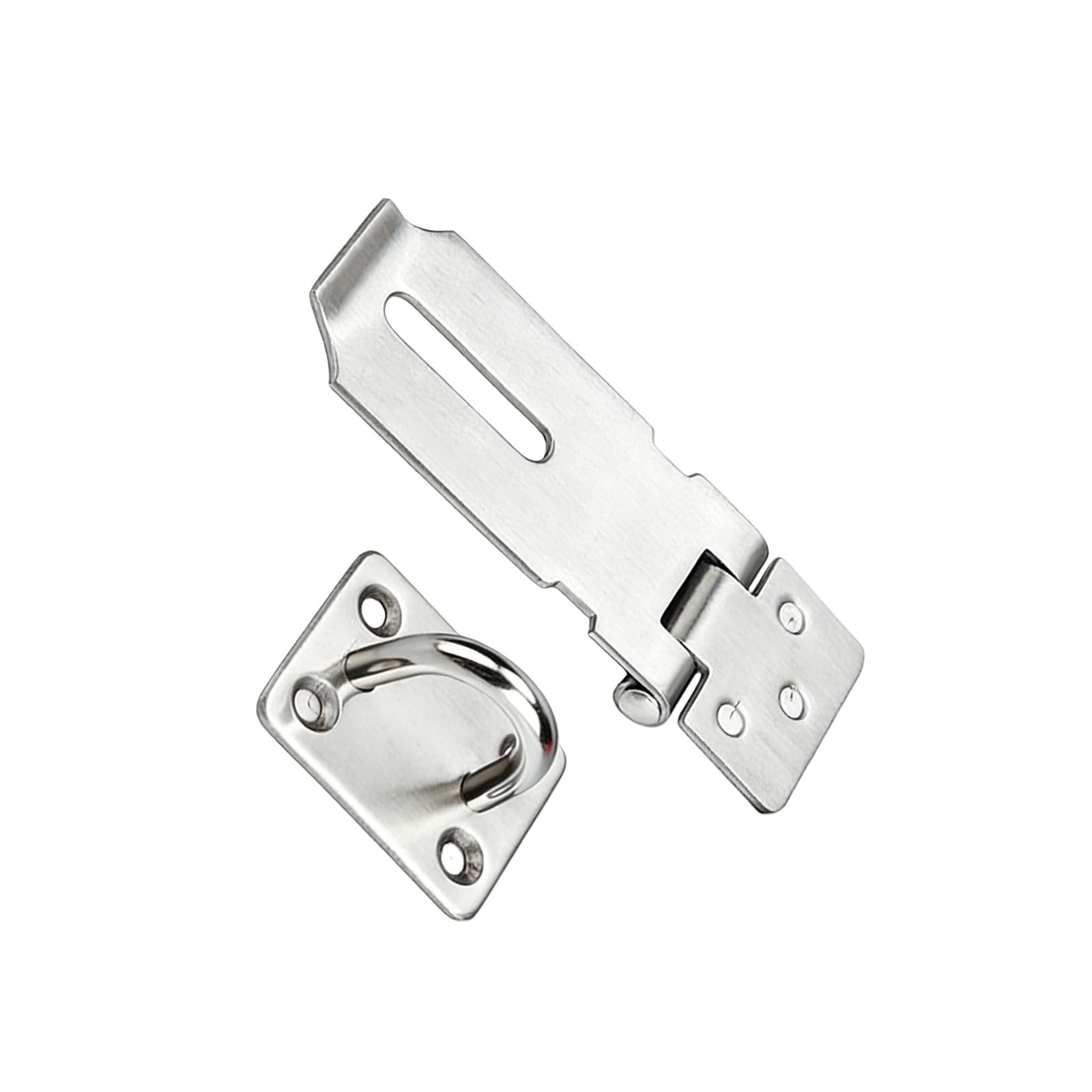 Hasp Staple Shed Latches Stainless Steel Door Replacement Padlock Clasp Hardware for Enhances Home Security Stainless Steel Door Padlock Clasp Hardware