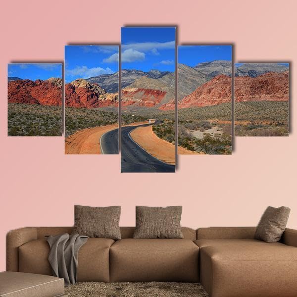 Impression sur toile Road To Red Rock pour sublimer le salon