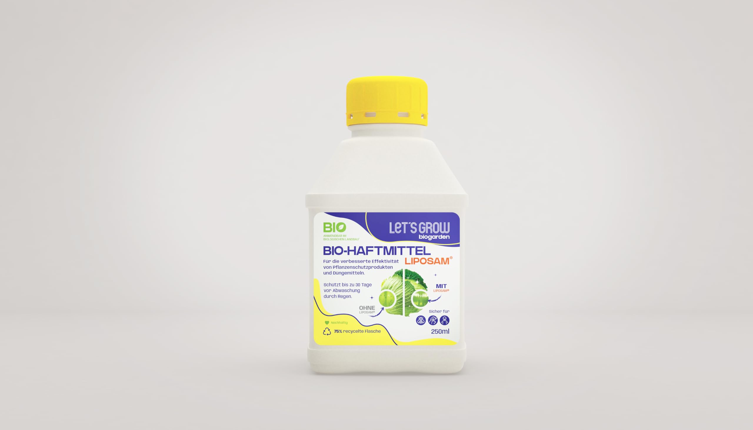 Let's Grow Bio Liposam  Bio-Haftmittel & Netzmittel 250ml fr  Pflanzenschutz & Dnger  Zusatzstoff fr Garten, Gemse & Obst   untersttzt bessere Blattdngung & Wirkung von PSM, Regenschutz :  Amazon.de: Garten