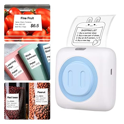 Tempaky Mini impressora fotográfica térmica de bolso All-in-One Portátil Wireless BT Mobile Printer Label Maker Compatível com Android e iOS para Picture Memo Study Notes Lists Journal Printing for Ho