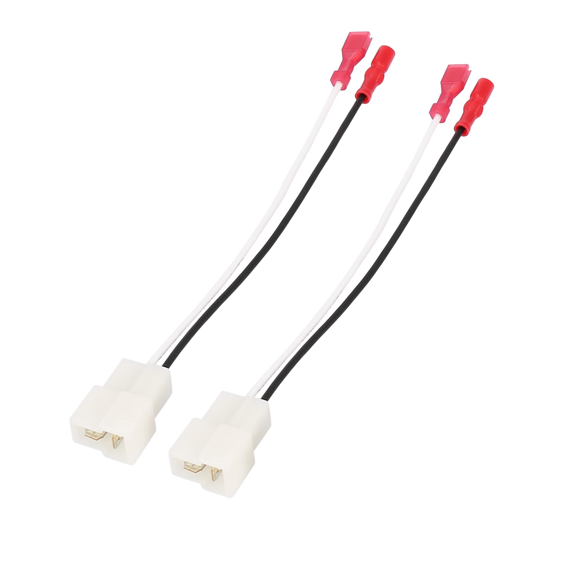 Car Speaker Wire Adapter Connector Harness Plastic White (Set of 2)