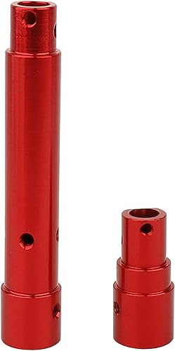 Miniatura 5 de Tubo de eje delantero de aleación de aluminio para 110 RC Crawler Axial SCX10 PRO Metal Upgrade Stock Part AXI232081 (rojo)