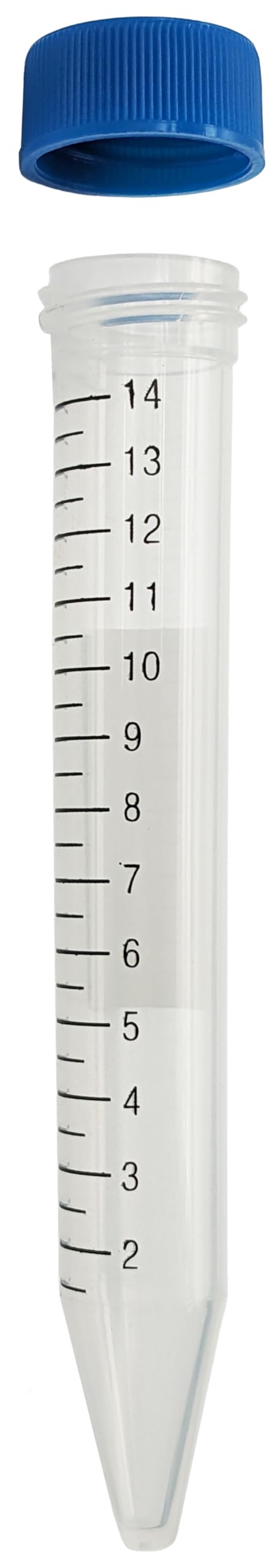SciencePurchase 25 Pack 14mL Conical Graduated Plastic Centrifuge Tubes with Caps (5